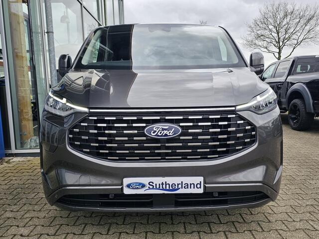 Ford TRANSIT CUSTOM Tourneo 340 2.5 PHEV L2H1 Titanium 233pk | 9pers | Vol Leder | Wegklapbare Trekhaak | Stuurverwarming | Prijs is incl. BTW BPM | Verlengde Fabrieksgarantie tot 05-2029