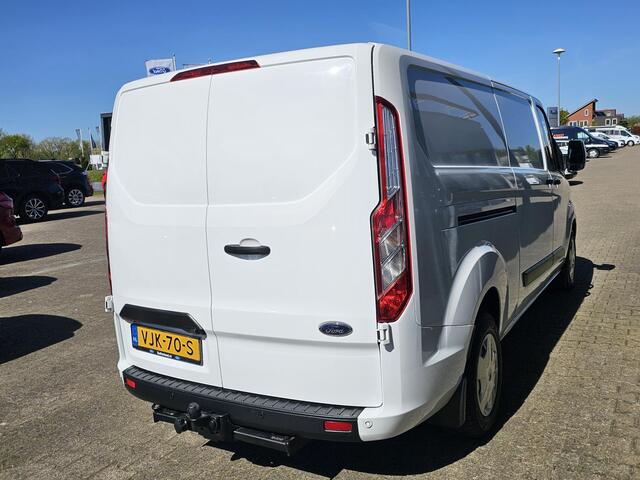Ford TRANSIT CUSTOM 300 2.0 TDCI L2H1 Trend Trekhaak | Ingerichte laadruimte met omvormer | Camera | Cruise control | Lane assist | Nette auto!
