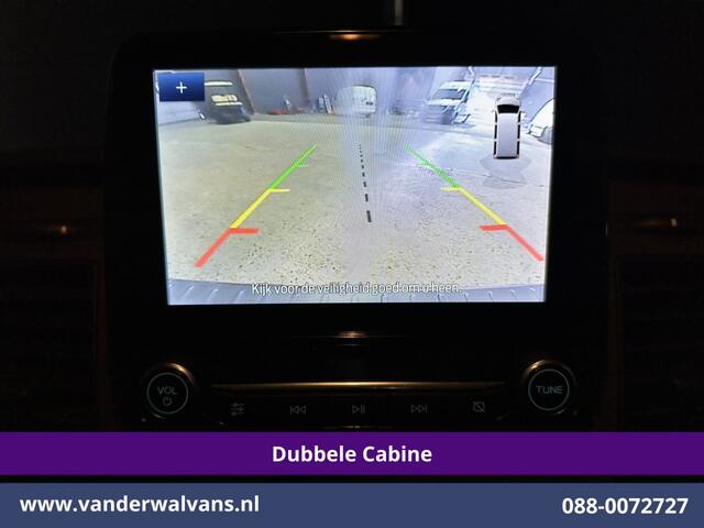 Ford TRANSIT CUSTOM 2.0 TDCI 130pk L2H1 Dubbele Cabine Euro6 Airco | 6-Zits | Camera | Navigatie | LED | Apple Carplay Cruisecontrol, Stoelverwarming, Verwarmde voorruit, Parkeersensoren