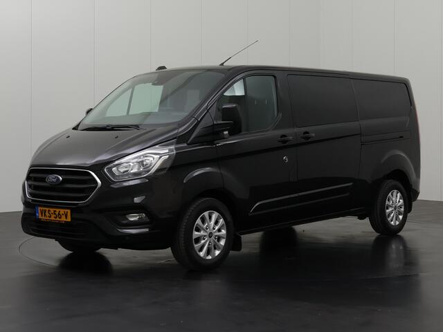 Ford TRANSIT CUSTOM 2.0TDCI 130PK Lang Dubbele Cabine Limited | 2800Kg Trekhaak | 2xSchuifdeur | Navigatie | Camera | Airco | Cruise | Privacy glass