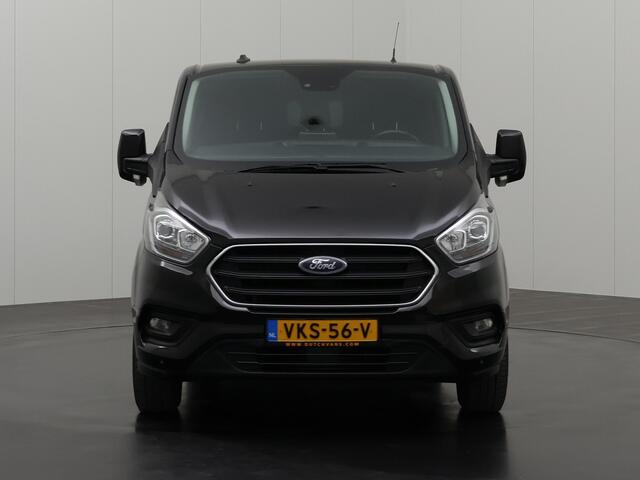 Ford TRANSIT CUSTOM 2.0TDCI 130PK Lang Dubbele Cabine Limited | 2800Kg Trekhaak | 2xSchuifdeur | Navigatie | Camera | Airco | Cruise | Privacy glass