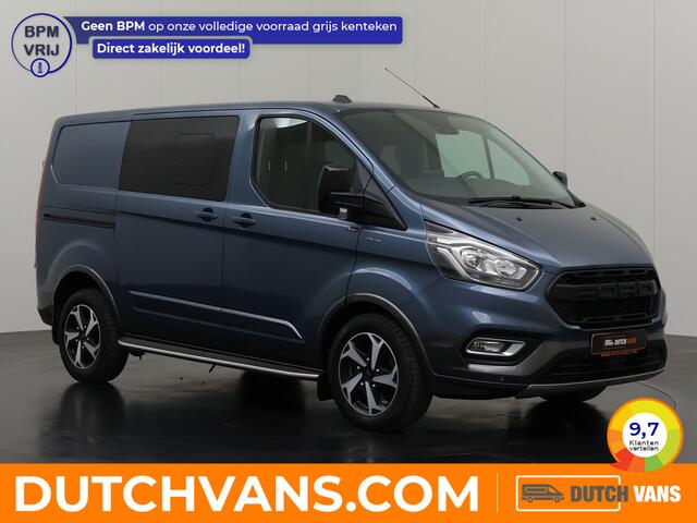 Ford TRANSIT CUSTOM 2.0TDCI 170PK Automaat Dubbele Cabine | Navigatie | Camera | Airco | Leder | Cruise | Betimmering