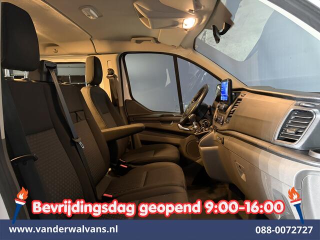 Ford TRANSIT CUSTOM 2.0 TDCI 130pk L2H1 Dubbele Cabine Euro6 Airco | 6-Zits | Camera | Apple Carplay Android Auto, Cruisecontrol, Stoelverwarming, Parkeersensoren, Achterklep