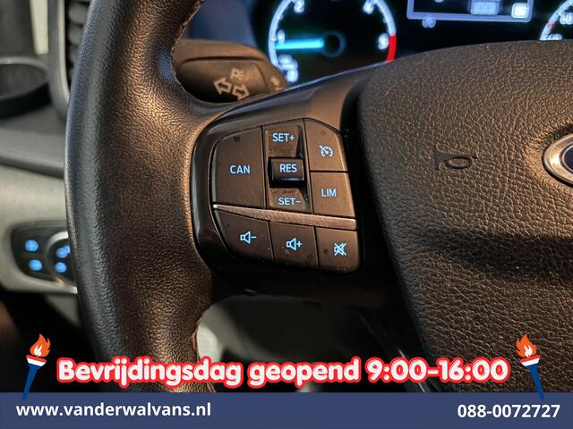 Ford TRANSIT CUSTOM 2.0 TDCI 130pk L2H1 Dubbele Cabine Euro6 Airco | 6-Zits | Camera | Apple Carplay Android Auto, Cruisecontrol, Stoelverwarming, Parkeersensoren, Achterklep