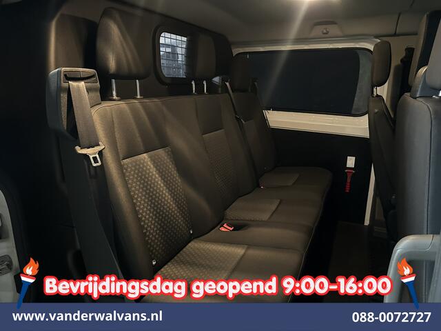 Ford TRANSIT CUSTOM 2.0 TDCI 130pk Automaat L2H1 Dubbele Cabine Euro6 Airco | 6-Zits | Camera | Navigatie | Xenon Apple Carplay, Android Auto, Adaptieve Cruisecontrol, Trekhaak, Parkeersensoren, Stoelverwarming, Verwarmde voorruit