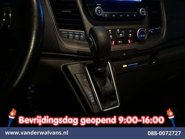 Ford TRANSIT CUSTOM 2.0 TDCI 130pk Automaat L2H1 Dubbele Cabine Euro6 Airco | 6-Zits | Camera | Navigatie | Xenon Apple Carplay, Android Auto, Adaptieve Cruisecontrol, Trekhaak, Parkeersensoren, Stoelverwarming, Verwarmde voorruit