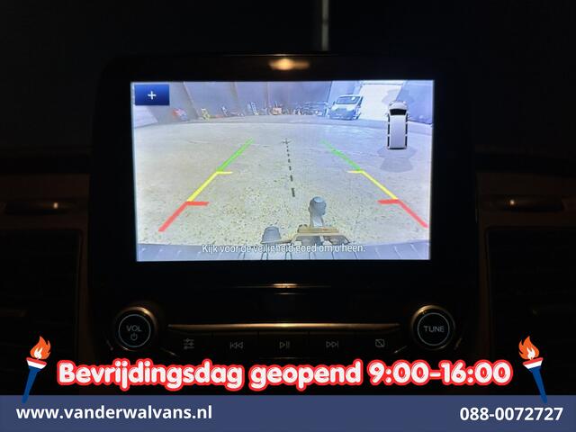 Ford TRANSIT CUSTOM 2.0 TDCI 130pk Automaat L2H1 Dubbele Cabine Euro6 Airco | 6-Zits | Camera | Navigatie | Xenon Apple Carplay, Android Auto, Adaptieve Cruisecontrol, Trekhaak, Parkeersensoren, Stoelverwarming, Verwarmde voorruit