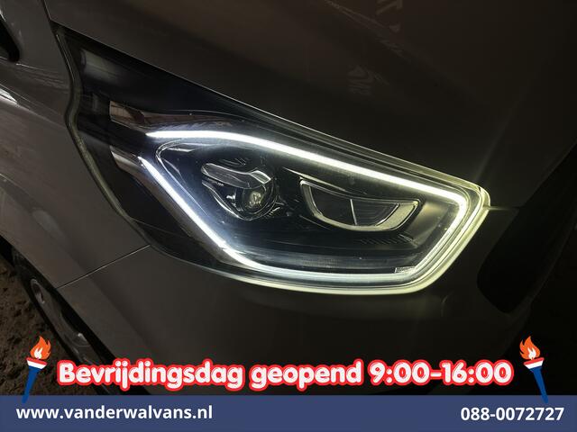 Ford TRANSIT CUSTOM 2.0 TDCI 130pk Automaat L2H1 Dubbele Cabine Euro6 Airco | 6-Zits | Camera | Navigatie | Xenon Apple Carplay, Android Auto, Adaptieve Cruisecontrol, Trekhaak, Parkeersensoren, Stoelverwarming, Verwarmde voorruit