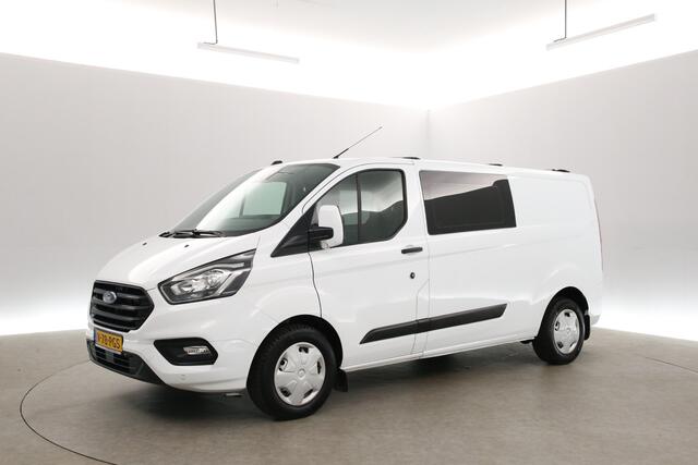 Ford TRANSIT CUSTOM 2.0 TDCI L2H1 | Dubbele Cabine | 2800kg Trekgew. | Airco | Cruise | Trekhaak | Parkeersens.