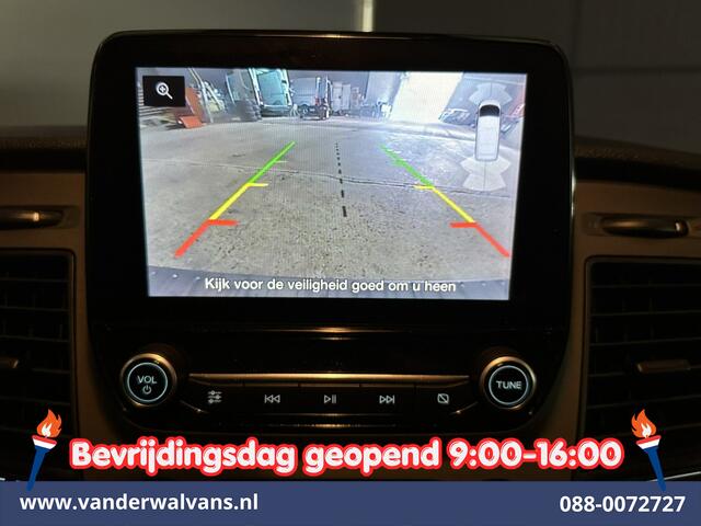 Ford TRANSIT CUSTOM 2.0 TDCI L2H1 Euro6 Airco | Camera | Apple Carplay | LED | Cruisecontrol 2800kg trekvermogen, Android Auto, Parkeersensoren, Verwarmde voorruit, Bijrijdersbank