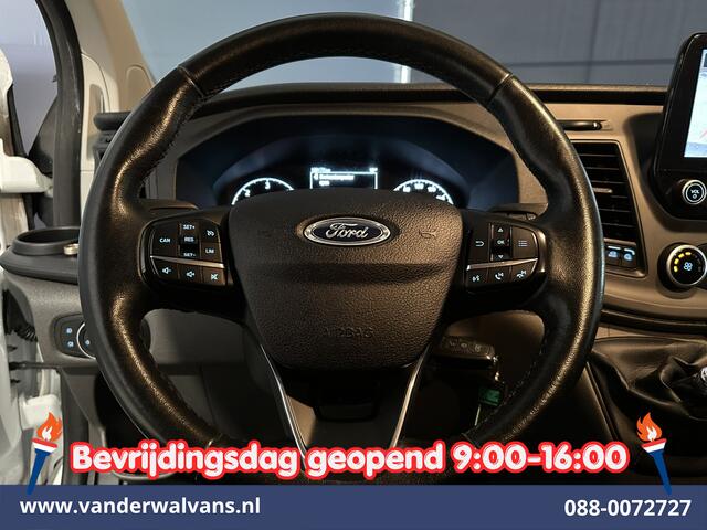 Ford TRANSIT CUSTOM 2.0 TDCI L2H1 Euro6 Airco | Camera | Apple Carplay | LED | Cruisecontrol 2800kg trekvermogen, Android Auto, Parkeersensoren, Verwarmde voorruit, Bijrijdersbank