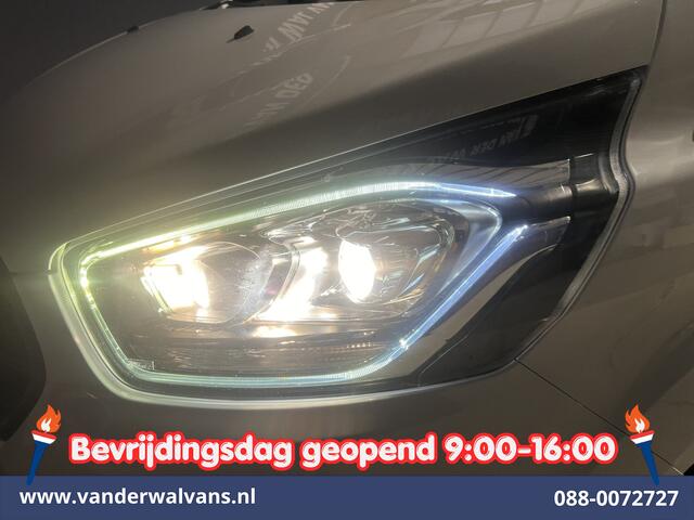 Ford TRANSIT CUSTOM 2.0 TDCI L2H1 Euro6 Airco | Camera | Apple Carplay | LED | Cruisecontrol 2800kg trekvermogen, Android Auto, Parkeersensoren, Verwarmde voorruit, Bijrijdersbank