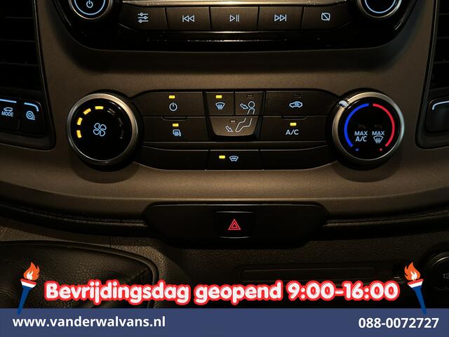 Ford TRANSIT CUSTOM 2.0 TDCI L2H1 Euro6 Airco | Camera | Apple Carplay | LED | Cruisecontrol 2800kg trekvermogen, Android Auto, Parkeersensoren, Verwarmde voorruit, Bijrijdersbank