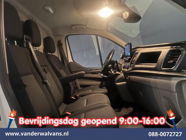 Ford TRANSIT CUSTOM 2.0 TDCI L2H1 Euro6 Airco | Camera | Apple Carplay | LED | Cruisecontrol 2800kg trekvermogen, Android Auto, Parkeersensoren, Verwarmde voorruit, Bijrijdersbank