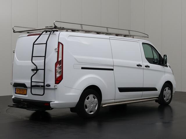 Ford TRANSIT CUSTOM 2.0TDCI Lang Imperiaal | trekhaak | Werkplaats inrichting | Airco | Cruise | 3-Zits