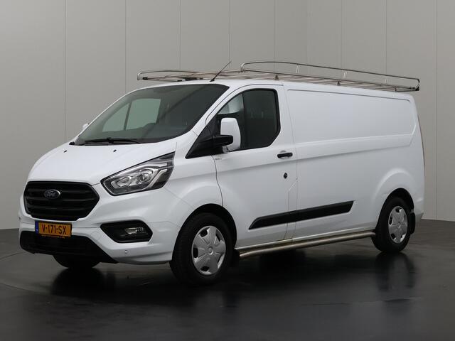 Ford TRANSIT CUSTOM 2.0TDCI Lang Imperiaal | trekhaak | Werkplaats inrichting | Airco | Cruise | 3-Zits