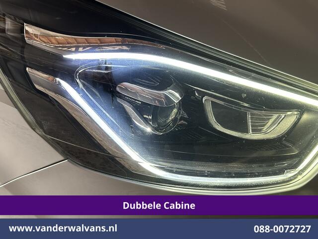 Ford TRANSIT CUSTOM 2.0 TDCI 130pk L2H1 Dubbele Cabine Euro6 Airco | 6-Zits | Camera | Apple Carplay | Xenon | Cruisecontrol Android Auto, 2800kg Trekhaak, Parkeersensoren, Verwarmde voorruit, Stoelverwarming, Achterklep