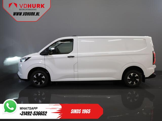 Ford TRANSIT CUSTOM E-Transit 65 kWh L2 330 km WLTP LED/ Standkachel/ Snellader/ 2.3t Trekverm./ Carplay/ Climate/ Camera/ PDC/ Cruise