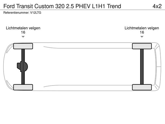 Ford TRANSIT CUSTOM 320 2.5 PHEV L1H1 Trend