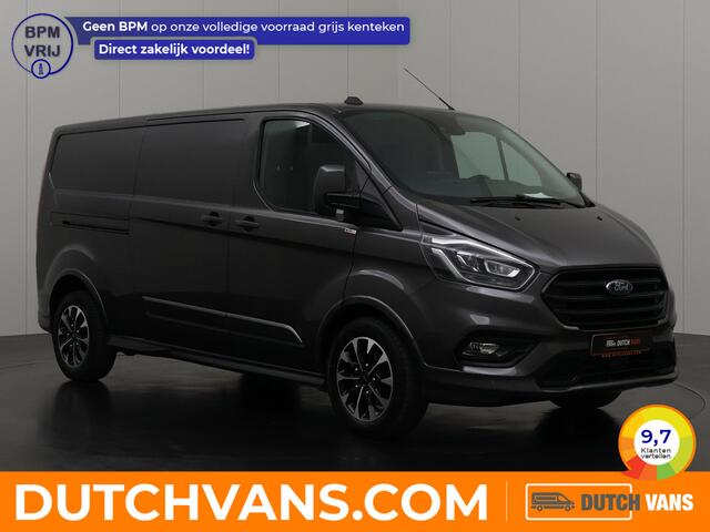 Ford TRANSIT CUSTOM 2.0TDCI 185PK Lang Sport | 2800Kg Trekhaak | Leder | Multimedia | Led | Airco | Cruise | Trekhaak