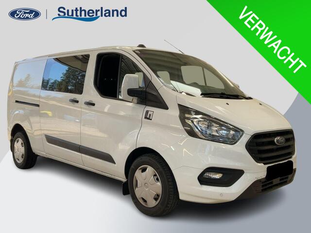 Ford TRANSIT CUSTOM 340 2.0 TDCI L2H1 Trend DC 170pk | Automaat | Dubbele Cabine | 6-persoons | Trekhaak | Navigatie | Camera | Verwarmd voorruit