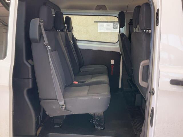 Ford TRANSIT CUSTOM 340 2.0 TDCI L2H1 Trend DC 170pk | Automaat | Dubbele Cabine | 6-persoons | Trekhaak | Navigatie | Camera | Verwarmd voorruit
