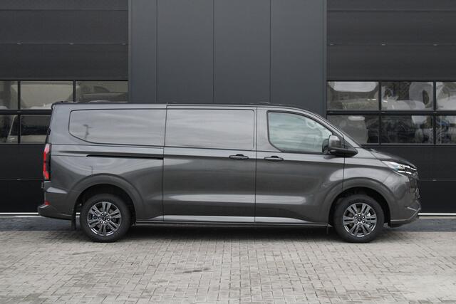 Ford TRANSIT CUSTOM E-Transit 340 L2H1 Limited 71 kWh 218pk | 2x Schuif | DDS LED | 360 Camera | B&O | ACC | Navi | Verwarmd stuurwiel | Elek trekhaak | AGR-stoel | Rijklaar