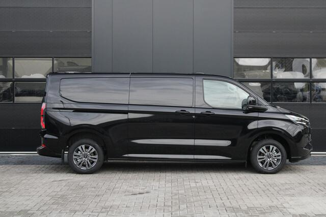 Ford TRANSIT CUSTOM E-Transit 340 L2H1 Limited 71 kWh 218pk | 2x Schuif | DDS LED | 360 Camera | B&O | ACC | Navi | Verwarmd stuurwiel | Elek trekhaak | AGR-stoel | Rijklaar