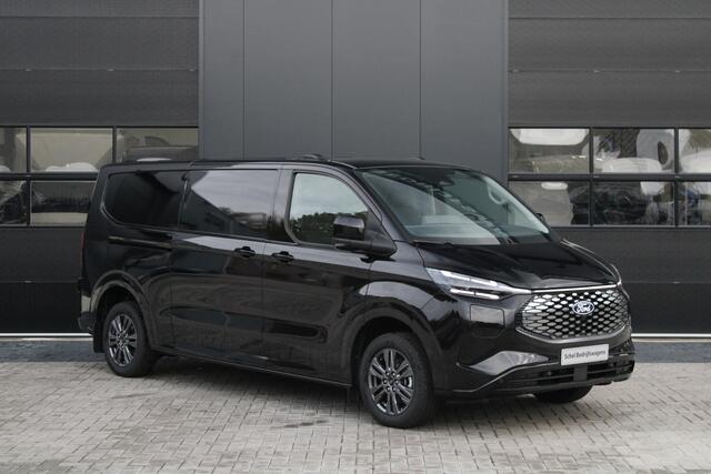 Ford TRANSIT CUSTOM E-Transit 340 L2H1 Limited 71 kWh 218pk | 2x Schuif | DDS LED | 360 Camera | B&O | ACC | Navi | Verwarmd stuurwiel | Elek trekhaak | AGR-stoel | Rijklaar