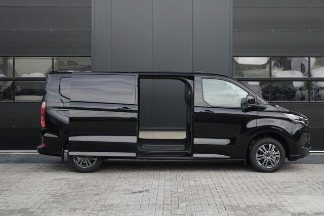 Ford TRANSIT CUSTOM E-Transit 340 L2H1 Limited 71 kWh 218pk | 2x Schuif | DDS LED | 360 Camera | B&O | ACC | Navi | Verwarmd stuurwiel | Elek trekhaak | AGR-stoel | Rijklaar