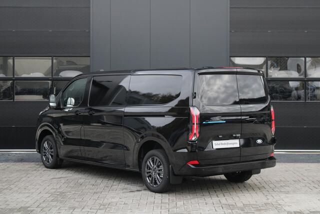 Ford TRANSIT CUSTOM E-Transit 340 L2H1 Limited 71 kWh 218pk | 2x Schuif | DDS LED | 360 Camera | B&O | ACC | Navi | Verwarmd stuurwiel | Elek trekhaak | AGR-stoel | Rijklaar