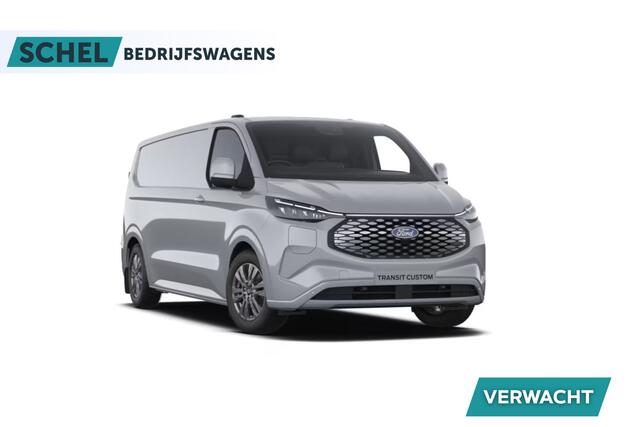 Ford TRANSIT CUSTOM E-Transit 340 L2H1 Limited 71 kWh 218pk | 2x Schuif | DDS LED | 360 Camera | B&O | ACC | Navi | Verwarmd stuurwiel | Elek trekhaak | AGR-stoel | Rijklaar