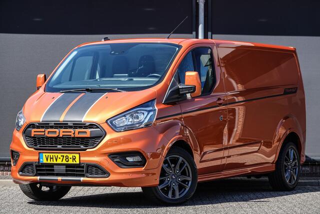 Ford TRANSIT CUSTOM L2H1 2.0Tdci 185Pk | Sport 290 | Achteruitrijcamera | Raptor Grille | Achterspoiler | Trekhaak | 18''