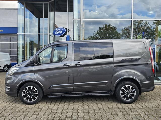 Ford TRANSIT CUSTOM 320 2.0 TDCI L1H1 Sport DC | 185pk Automaat | Geen BTW Geen BPM | Marge! | Camera | Stoelverwarming | Half leder | Trekhaak | PDC v+ a etc.