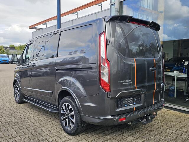 Ford TRANSIT CUSTOM 320 2.0 TDCI L1H1 Sport DC | 185pk Automaat | Geen BTW Geen BPM | Marge! | Camera | Stoelverwarming | Half leder | Trekhaak | PDC v+ a etc.
