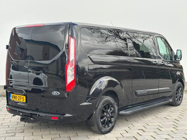 Ford TRANSIT CUSTOM 320 2.0 TDCI L2H1 Platinum Edition AUT DC | Trekhaak | 100% dealer onderhouden | Leder | Treeplanken | Stoelverwarming | Dubbele Cabine