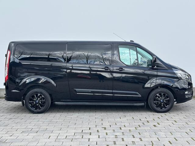 Ford TRANSIT CUSTOM 320 2.0 TDCI L2H1 Platinum Edition AUT DC | Trekhaak | 100% dealer onderhouden | Leder | Treeplanken | Stoelverwarming | Dubbele Cabine