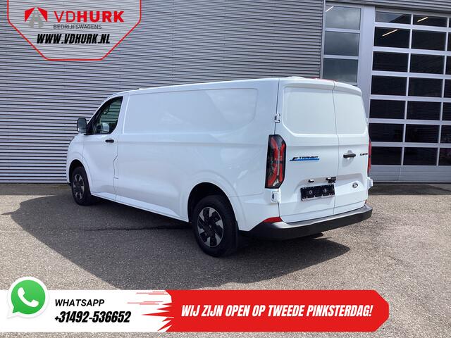 Ford TRANSIT CUSTOM E-Transit 71 kWh L2 360 km WLTP Garantie t/m 2028/ LED/ Snellader/ Standkachel/ Stoelverw./ Stuurverw./ Carplay/ Camera/ PDC/ Climate/ Cruise