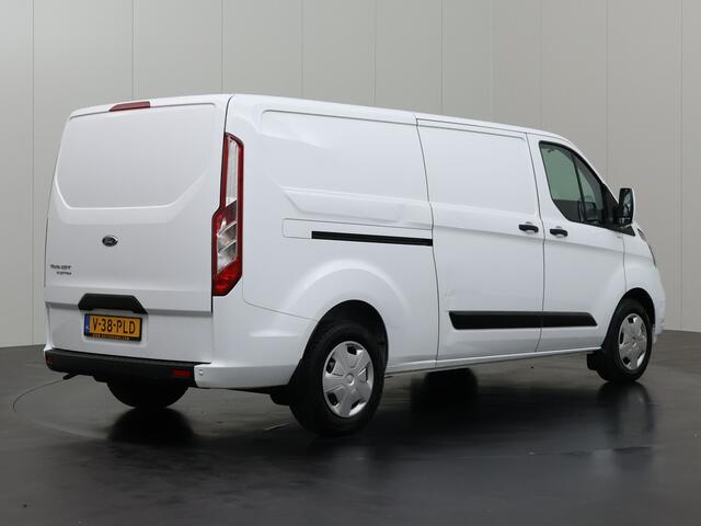 Ford TRANSIT CUSTOM 2.0TDCi 130PK Lang | 2800Kg Trekgewicht | Airco | Cruise | 3-Zits | Betimmering