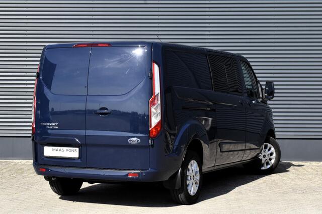 Ford TRANSIT CUSTOM 320 2.0 TDCI L2H1 Limited DC 2x ZIJDEUR - CARPLAY - KLIMA - CRUISE - PDC V+A