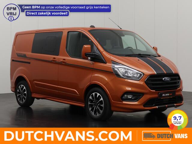 Ford TRANSIT CUSTOM 2.0TDCi 170PK Automaat Dubbele Cabine | Leder | 2xSchuifdeur | Navigatie | Camera | Trekhaak