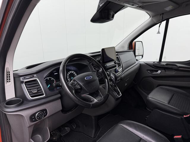 Ford TRANSIT CUSTOM 2.0TDCi 170PK Automaat Dubbele Cabine | Leder | 2xSchuifdeur | Navigatie | Camera | Trekhaak