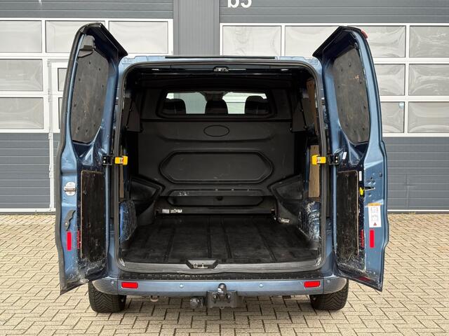 Ford TRANSIT CUSTOM Sport 2.0 TDCI 185PK Lang Dubbelcabine/ 2x schuifdeur / LED / Stoelverwarming / Navi / Carplay / Cruise / Airco / Camera / PDC /