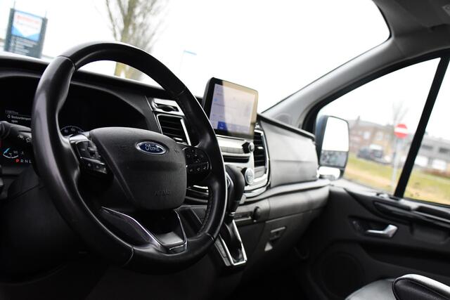 Ford TRANSIT CUSTOM 320 2.0 TDCI L1H1 Sport DC Camera, Cruise, Carplay, 170pk, 2 x Schuifdeur, Automaat, LED, Leder, Stoelverwarming, Uniek!