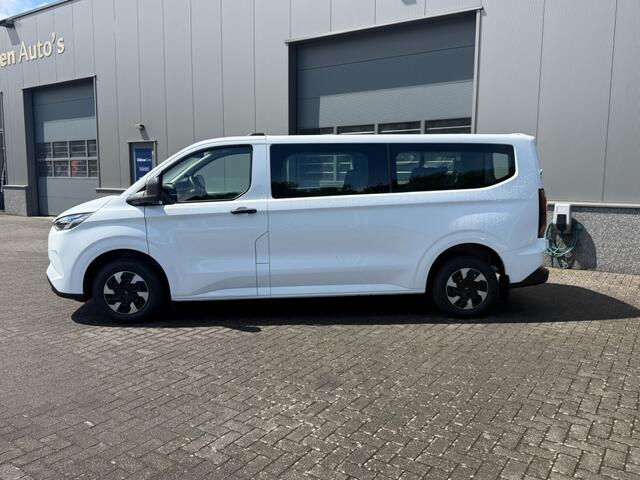 Ford TRANSIT CUSTOM Kombi 9 pers. Vol. elektr. 71 kWh . 340 L2H1 100kW Trend Climate Controle tweede zitrij All Season banden