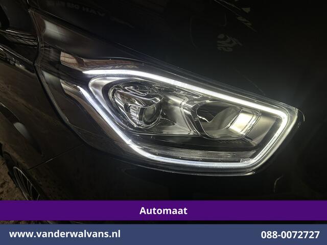 Ford TRANSIT CUSTOM 2.0 TDCI 131pk Automaat L2H1 Euro6 Airco | LED | Apple Carplay | Cruisecontrol Android Auto, Verwarmde Voorruit, Parkeersensoren, Bijrijdersbank