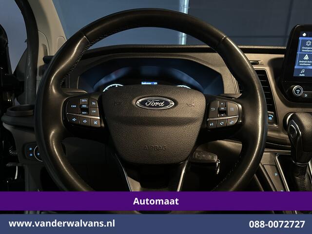 Ford TRANSIT CUSTOM 2.0 TDCI 131pk Automaat L2H1 Euro6 Airco | LED | Apple Carplay | Cruisecontrol Android Auto, Verwarmde Voorruit, Parkeersensoren, Bijrijdersbank