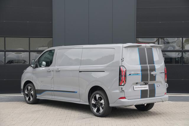 Ford TRANSIT CUSTOM E-Transit 340 L2H1 Sport 71 kWh 218pk - 2x Schuif - ACC - B&O - Navi - Stoel/Stuurverwarming - 360 Camera - Blindspot - Rijklaar