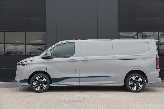 Ford TRANSIT CUSTOM E-Transit 340 L2H1 Sport 71 kWh 218pk - 2x Schuif - ACC - B&O - Navi - Stoel/Stuurverwarming - 360 Camera - Blindspot - Rijklaar