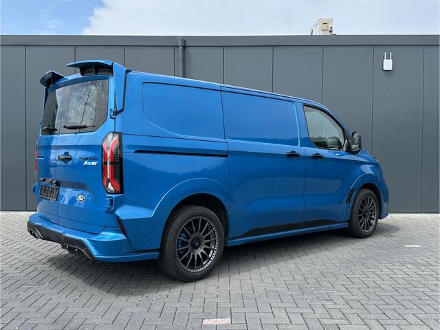 Ford TRANSIT CUSTOM E-Transit MS-RT 285 PK FULL ELECTRIC SPORT / L1H1 / DIGITAL AQUA BLUE METALLIC / REAR VIEUW / B&O SOUND SYSTEM / 19 INCH / LED / CAMERA